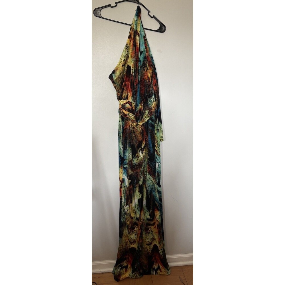 LUXXEL gown, Multicolor, Size large, One Shoulder